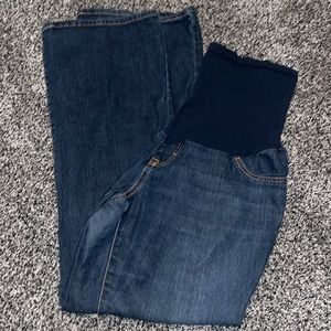 Indigo blue maternity pants